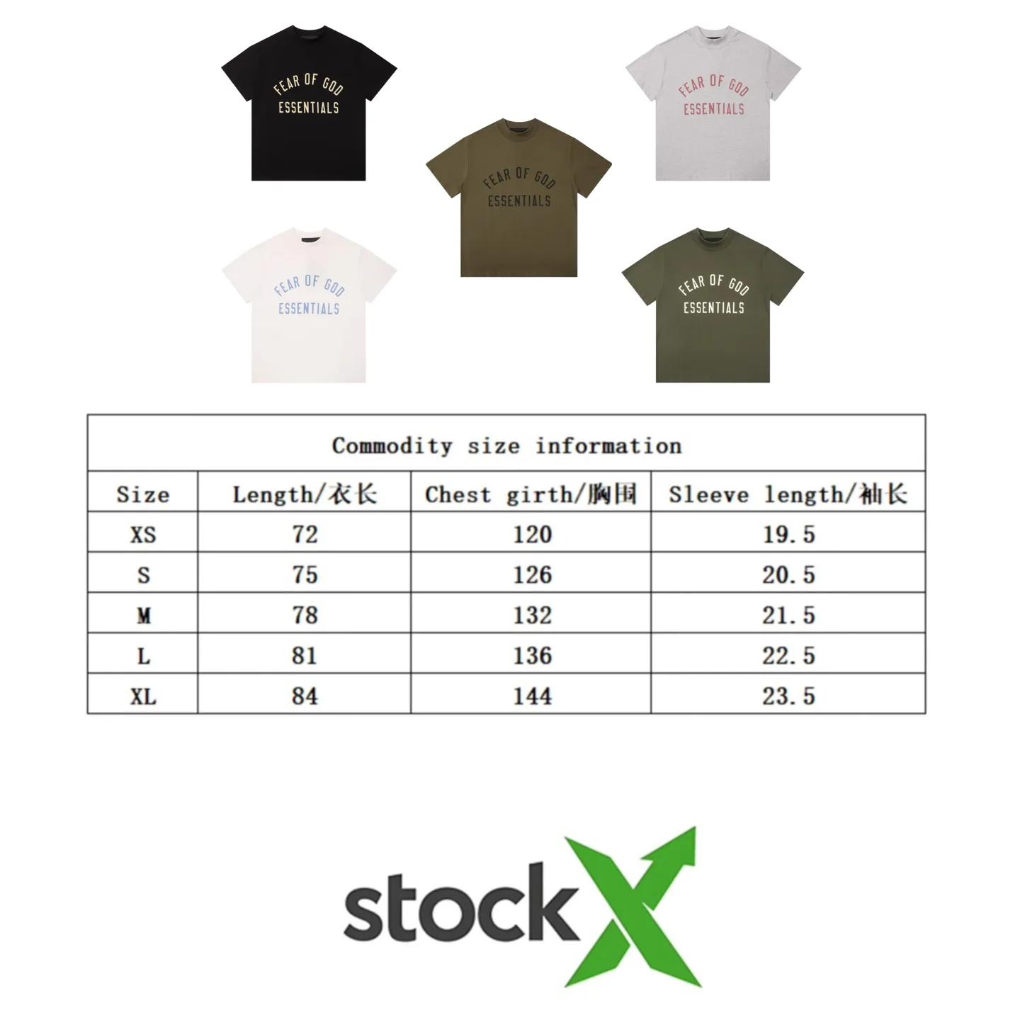 Fear of God Essentials Fall 24 BACK TO SCHOOLSeries Womens Tri-Blend Crewneck Tee T Same Style Premium ！ ！ ， ！ ， Breathable 。 3D 。 ， ， ， ， 。 ， ～Versatile ， ！ : Size XS-XL